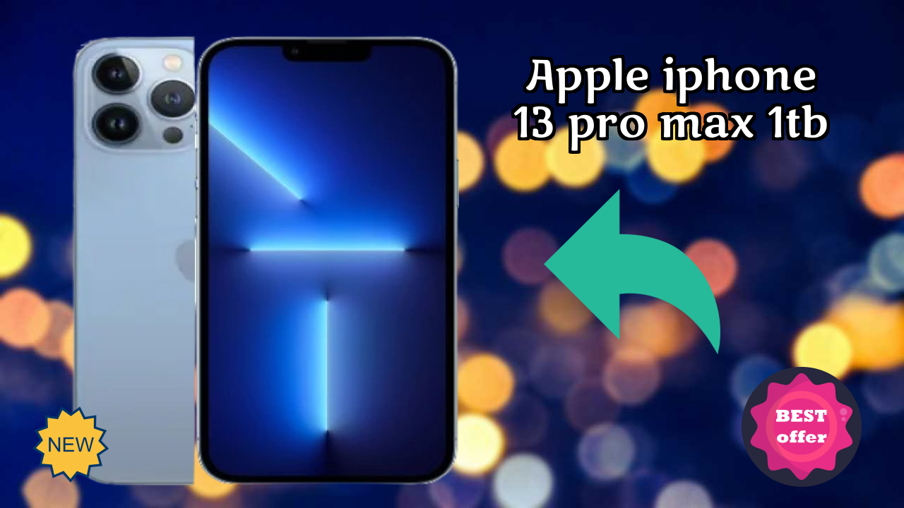 Apple IPhone 13 Pro Max 1TB 2026: Camera and Long Life Bettry With Diifertnt Co