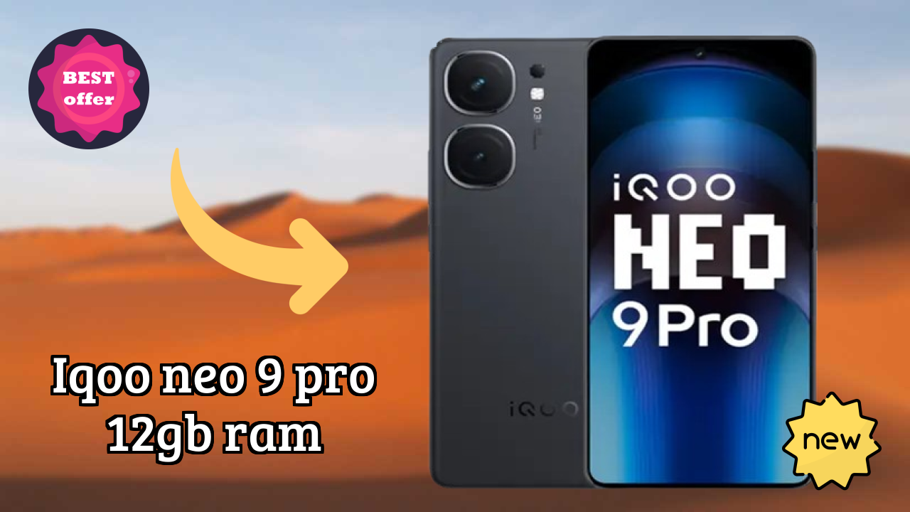 IQOO Neo 9 Pro 12GB RAM Display Size: 6.78 Inches (17.22 Cm) Screen Quality