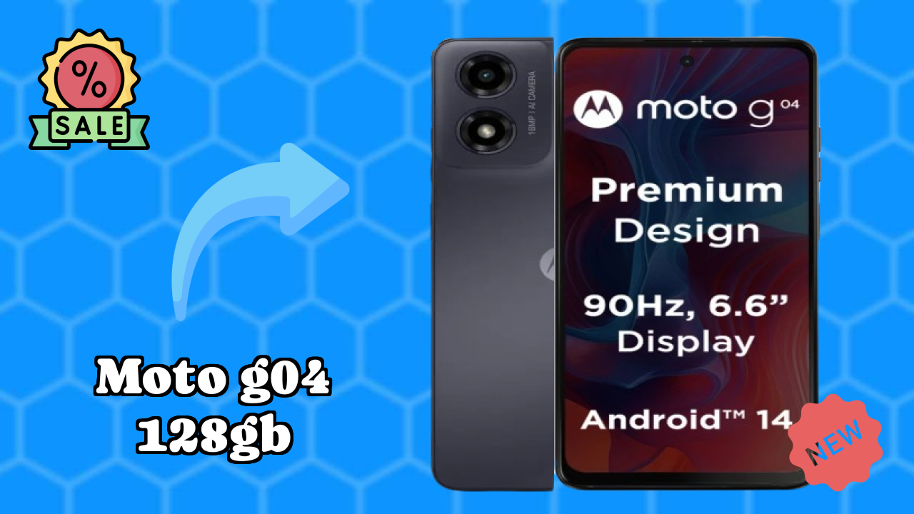 Moto G04 128GB Display Size: 6.56 Inches (16.66 Cm) Screen Review
