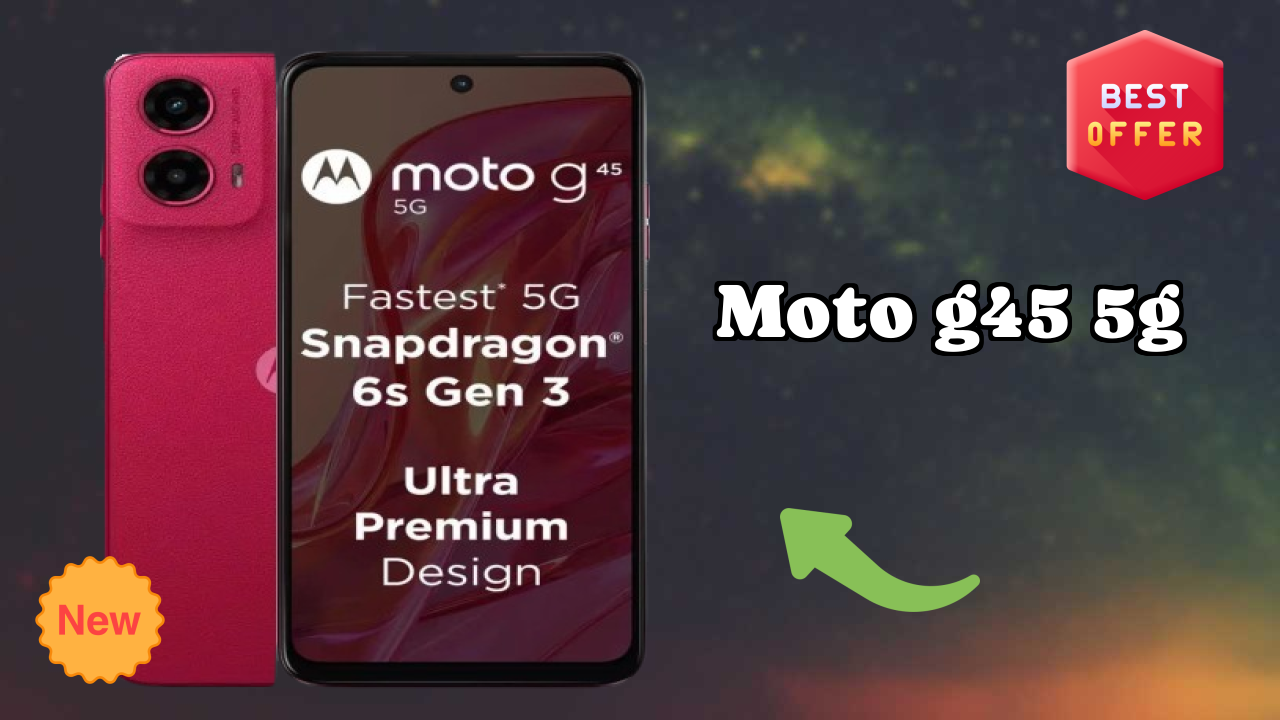 Moto G45 5G at ₹10,993 - Complete Specifications List