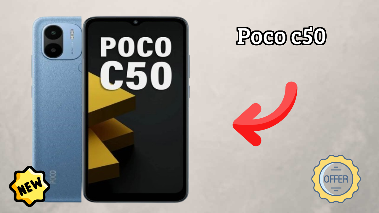 POCO C50 Display Technology: IPS LCD Quality