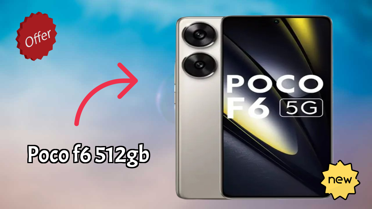 POCO F6 512GB Display Size: 6.67 Inches (16.94 Cm) Screen Test