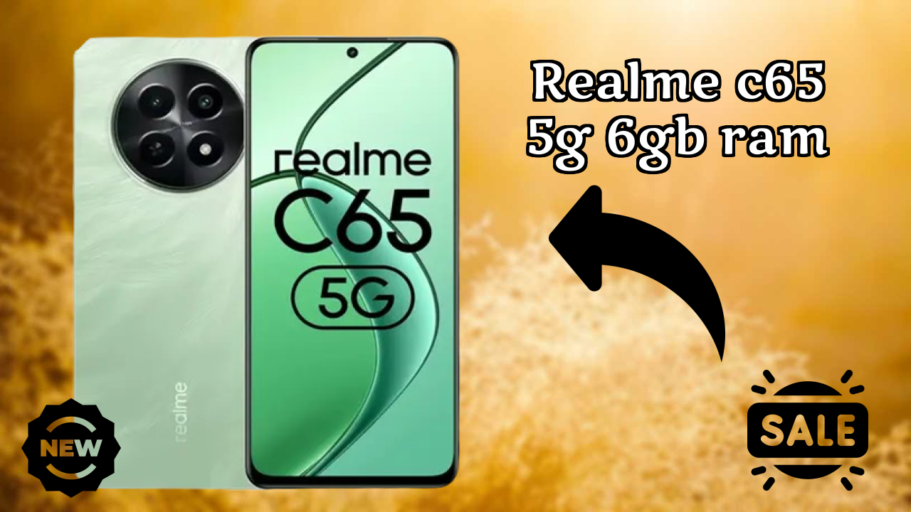 Realme C65 5G 6GB RAM at ₹13,990 - Everything About It