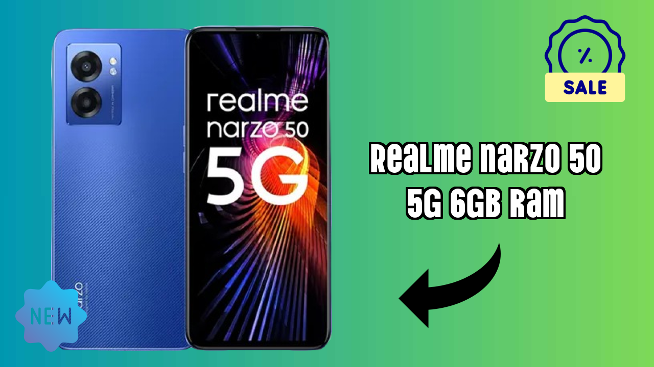 Realme Narzo 50 5G 6GB RAM Battery Life: 5000 MAh Charging Speed