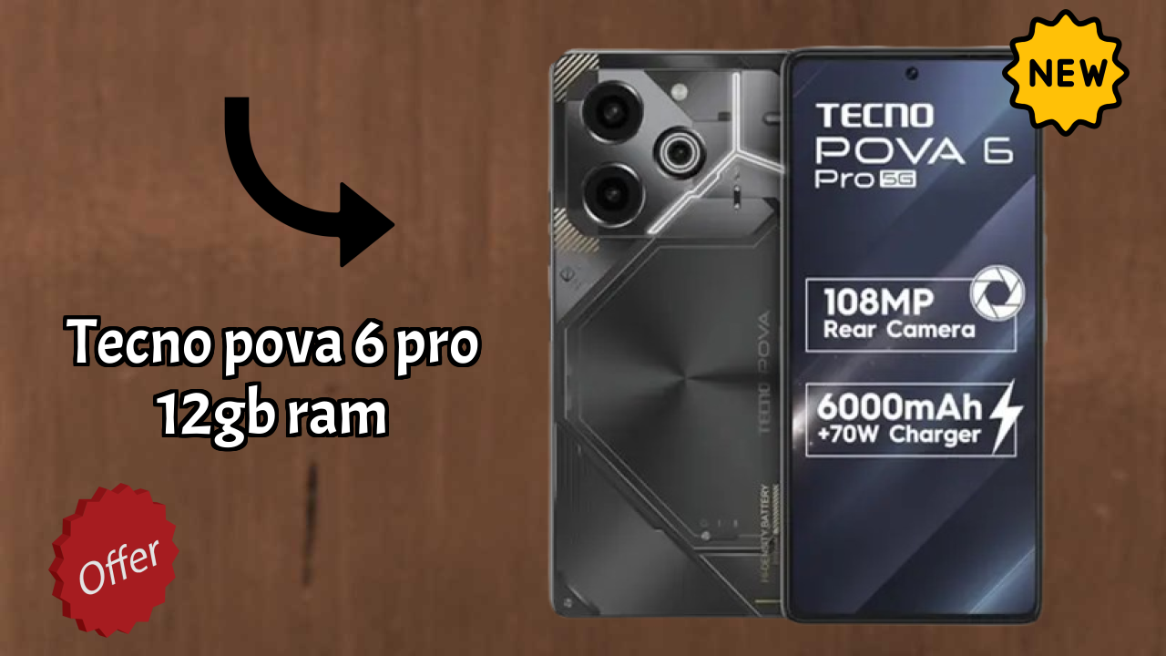 Tecno Pova 6 Pro 12GB RAM Display Size: 6.78 Inches (17.22 Cm) Screen Test