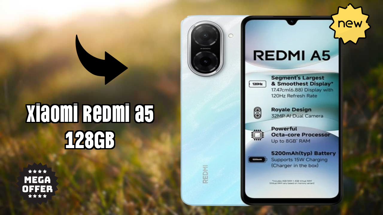 2026 Xiaomi Redmi A5 128GB: Best Smartphone in World for All Smartphone U