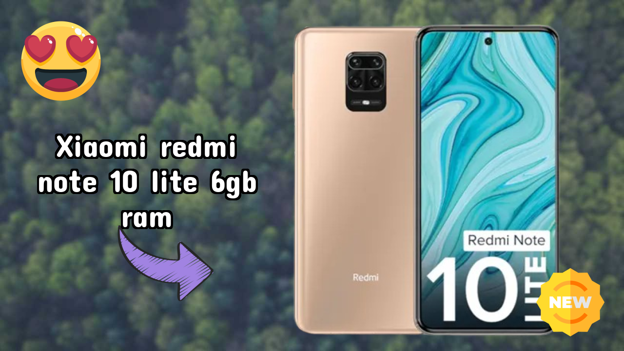 Xiaomi Redmi Note 10 Lite 6GB RAM Display Technology: IPS LCD Quality